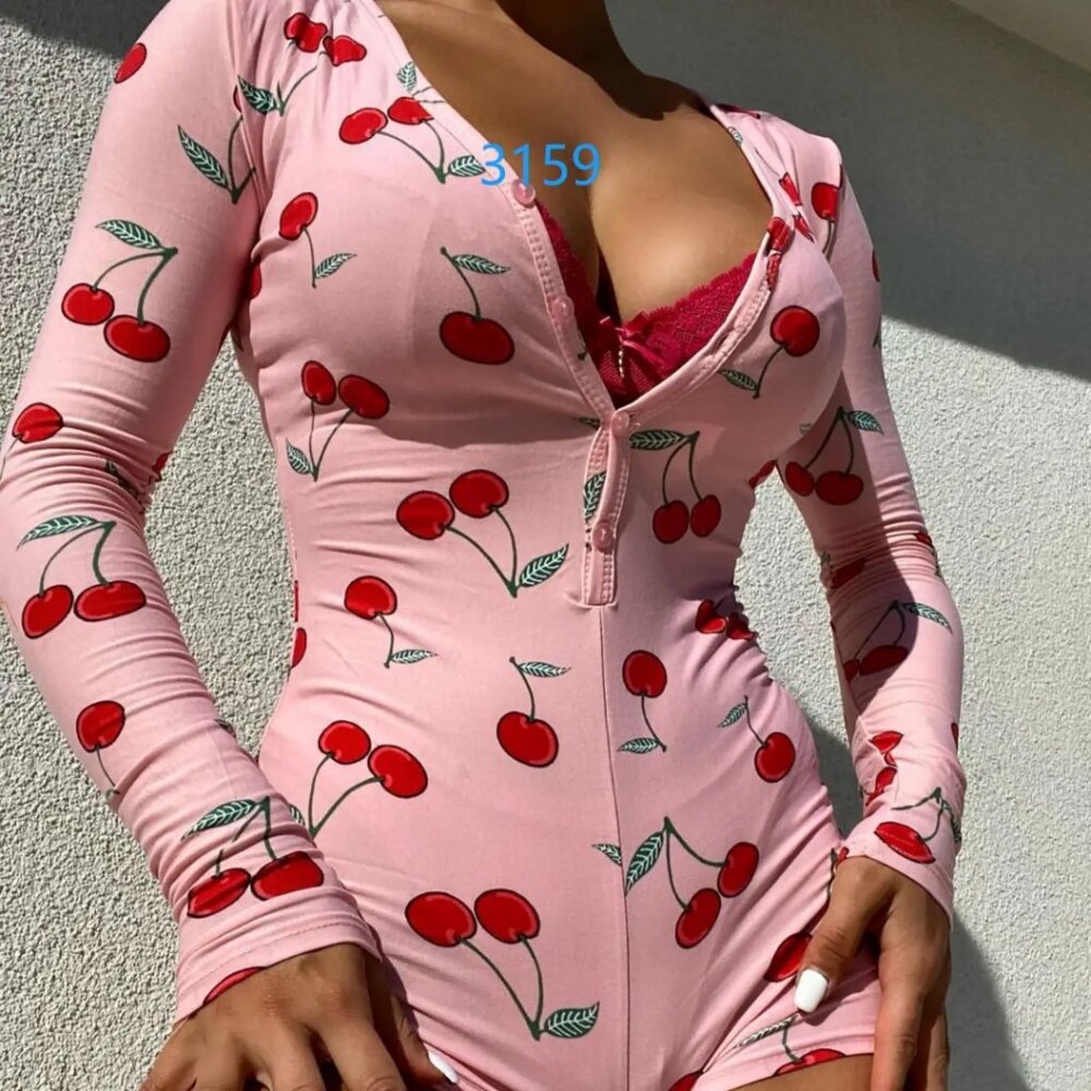 Pink Cherry Onesie